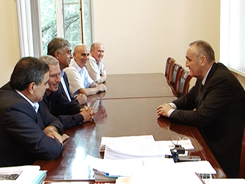 Президент Александр Анкваб встретился с руководством  политической партии «Амцахара»