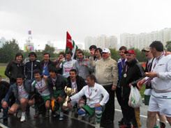 Футбольная команда посольства Республики Абхазия в РФ - чемпион
