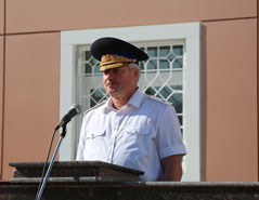 В  Погрануправлении  ФСБ РФ в Абхазии прошли торжественные мероприятия, посвященные дню государственного флага России 