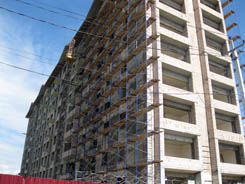 Ремонт «кривого дома» по улице Басария планируется завершить к концу осени 