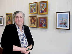 В Центральном выставочном зале Союза художников Абхазии открылась первая персональная выставка вышитых картин Лианы Ачба 