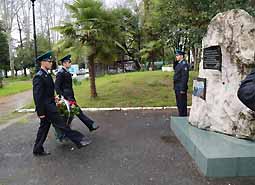 В Погрануправлении ФСБ РФ в Абхазии   почтили память подполковника Квитко, погибшего три года назад при исполнении служебных обязанностей