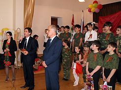 Во 2-й Сухумской школе чествовали ветеранов Великой Отечественной войны 