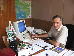 Председатель Госкомитета по экологии и природопользованию Абхазии Роман Дбар участвует в  международной экологической экспедиции по Амазонии.