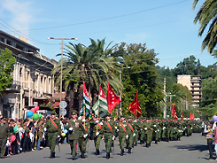 Минобороны готовится к торжественному прохождению маршем в день победы и независимости. 