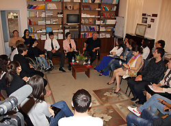 Станислав Лакоба рассказал молодым людям об этапах становления абхазского государства 