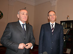 Александр Анкваб и Николай Патрушев обсудили вопросы российско-абхазского сотрудничества по обеспечению  безопасности в регионе 