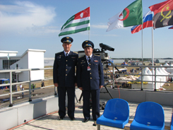 Командующий  и начальник штаба ВВС Абхазии  участвовали в международном авиационном празднике, посвященном 100-летию ВВС России 
