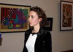 Первая персональная выставка молодой абхазской художницы Майаны Цвижба открылась в Центральном выставочном зале СХ РА   