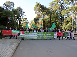 В Сухуме прошла акция солидарности с черкесской диаспорой Сирии 