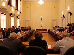 Состоялось заседание российско-абхазской межведомственной рабочей группы по инспектированию объектов «Комплексного плана содействия социально-экономическому развитию Абхазии на 2010 – 2012 гг.» 