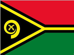 Мастера Сухумской фабрики «Мода-Текс» сшили флаг  Республики Вануату