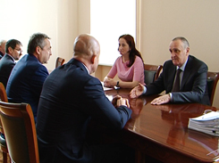 Александр Анкваб и представители «Роснефти» обсудили перспективные проекты, которые планируется  осуществить в Абхазии 