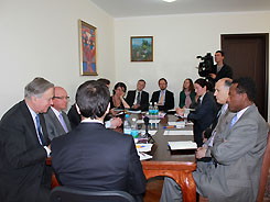 Сопредседатели Женевских дискуссий по безопасности и стабильности в Закавказье обсудили с представителями Абхазии повестку дня предстоящего 16-го раунда   